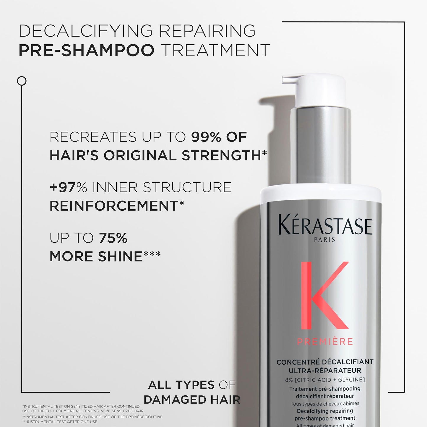 DECALCIFYING REPAIRING PRE-SHAMPOO TREATMENT