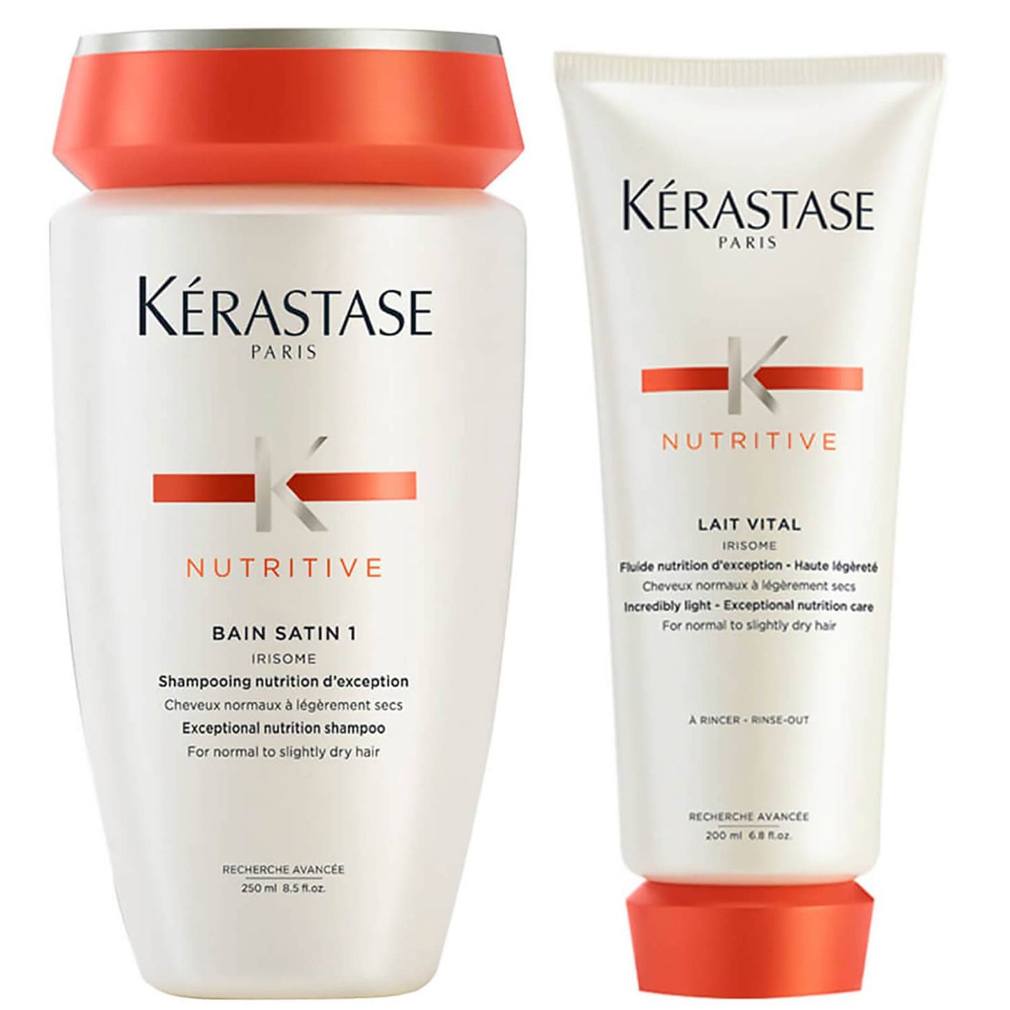 Kérastase Nutritive Bain Satin 1 and Nutritive Lait Vital Duo