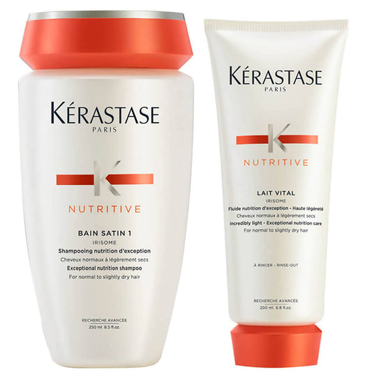 Kérastase Nutritive Bain Satin 1 and Nutritive Lait Vital Duo